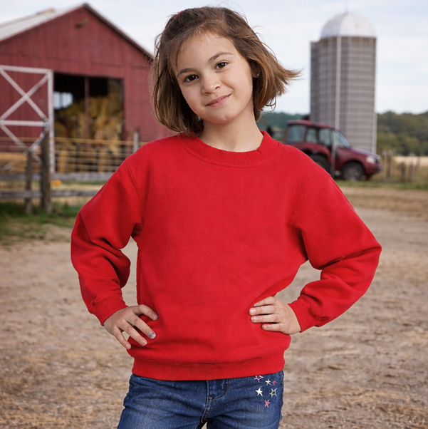 Kinder Pullover mit Rundhals selbst gestalten