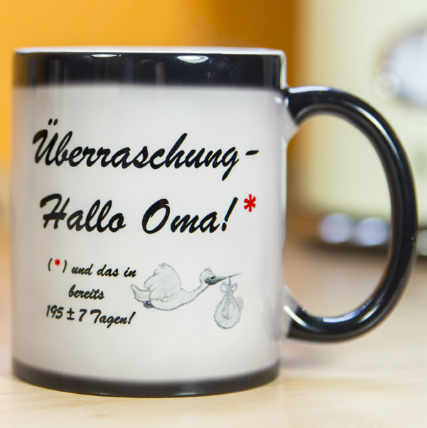 Zaubertasse mit eigenem Foto