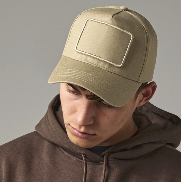 Removable Patch 5 Panel Cap bedrucken
