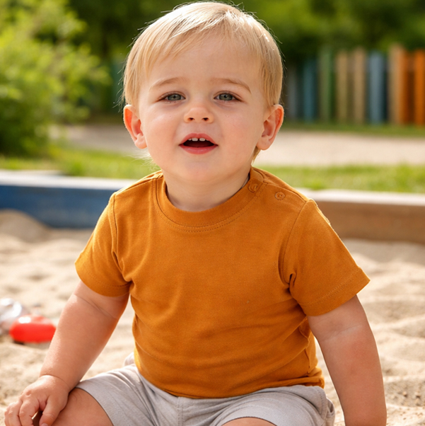 Babyshirt aus Bio-Baumwolle zum Besticken