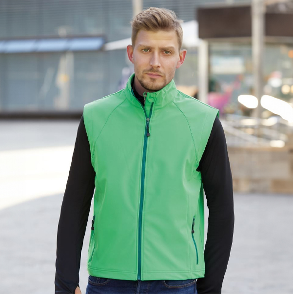 Männer Softshell Weste zum Bedrucken