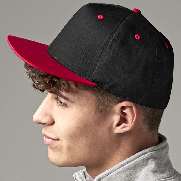 5 Panel Contrast Snapback zum Bedrucken