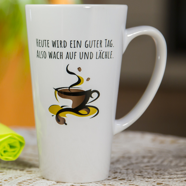 Tasse Latte groß (ca. 450 ml) mit Fotodruck
