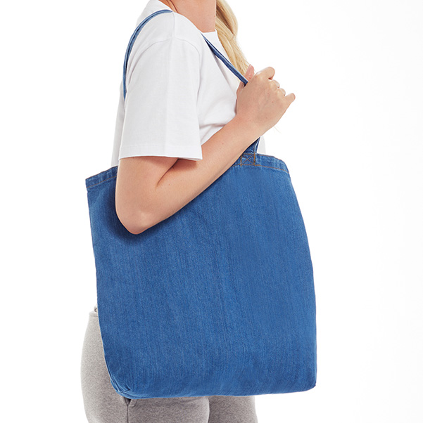 Denim Tasche mit Foto bedrucken (ca. 30 x 40 cm)