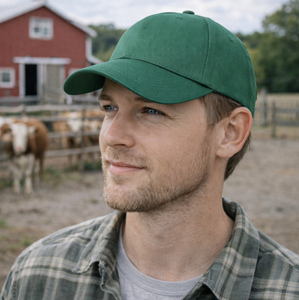 5 Panel Promo Cap aus Baumwoll-Drill bedrucken