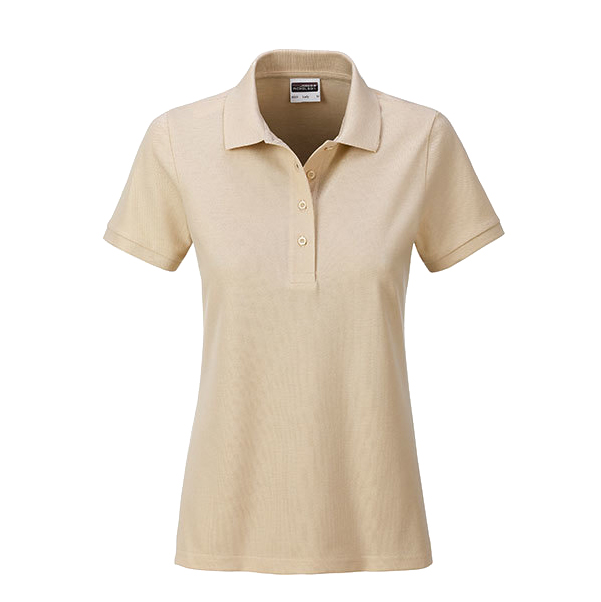 Frauen Poloshirt Arbeit aus Bio-Baumwolle