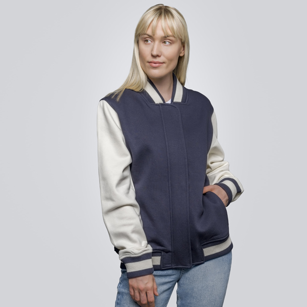 HRM Frauen College Jacke bedrucken
