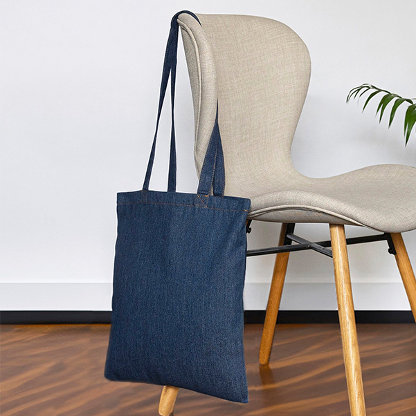 Jeans Tasche mit langen Henkeln bedrucken
