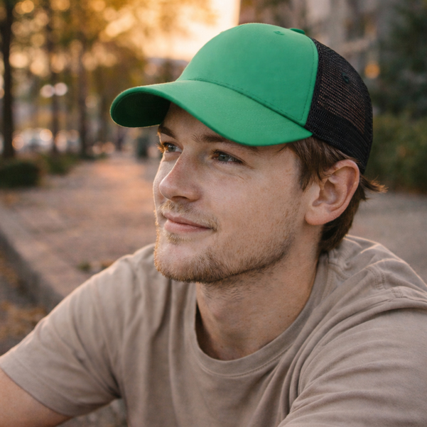 5 Panel Retro Mesh Cap bedrucken