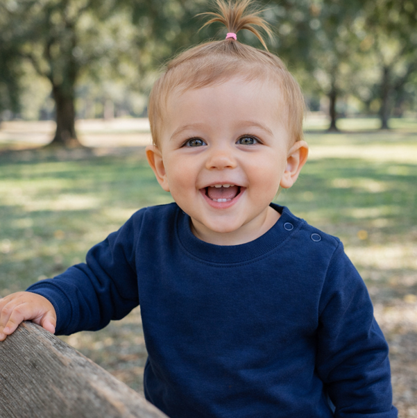 Baby Pullover Premium bedrucken