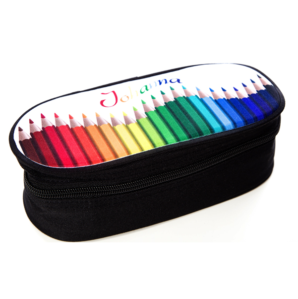 Stiftebox mit Foto, Reißverschluss-Etui 7 x 23 x 7 cm
