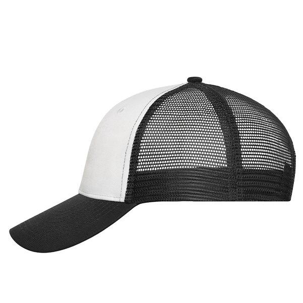 6 Panel Mesh Cap bedrucken, Polycotton