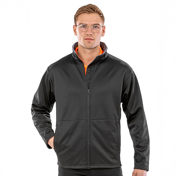 Softshelljacke zum Besticken, wasserdicht