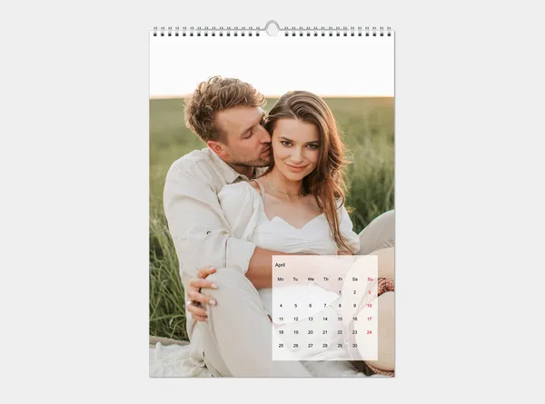 Wandkalender A3 hoch mit eigenem Foto