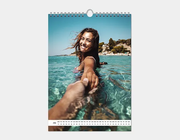 Fotowandkalender A4 hoch mit 13 Seiten
