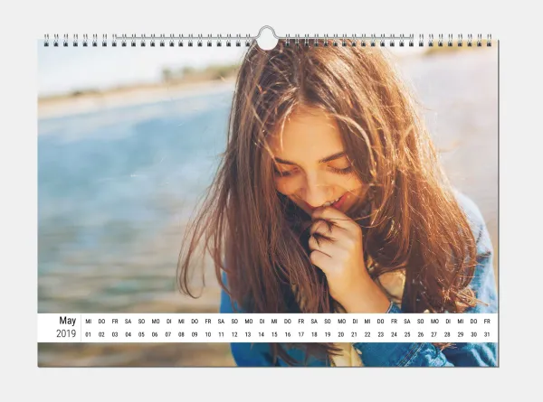 Fotowandkalender A3 quer mit 13 Seiten