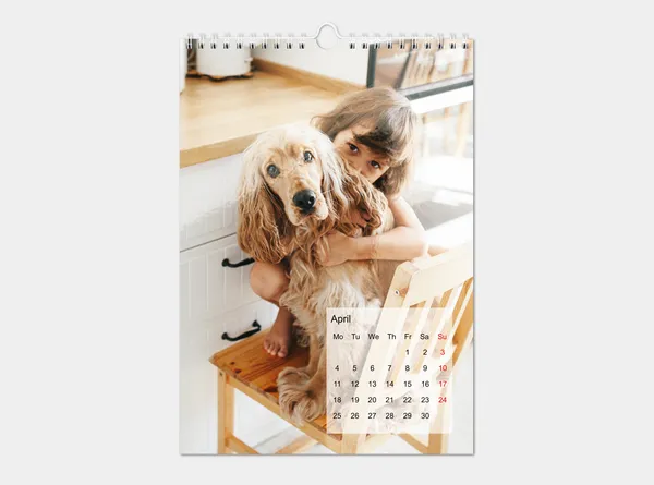 Echtfotokalender A4 hoch