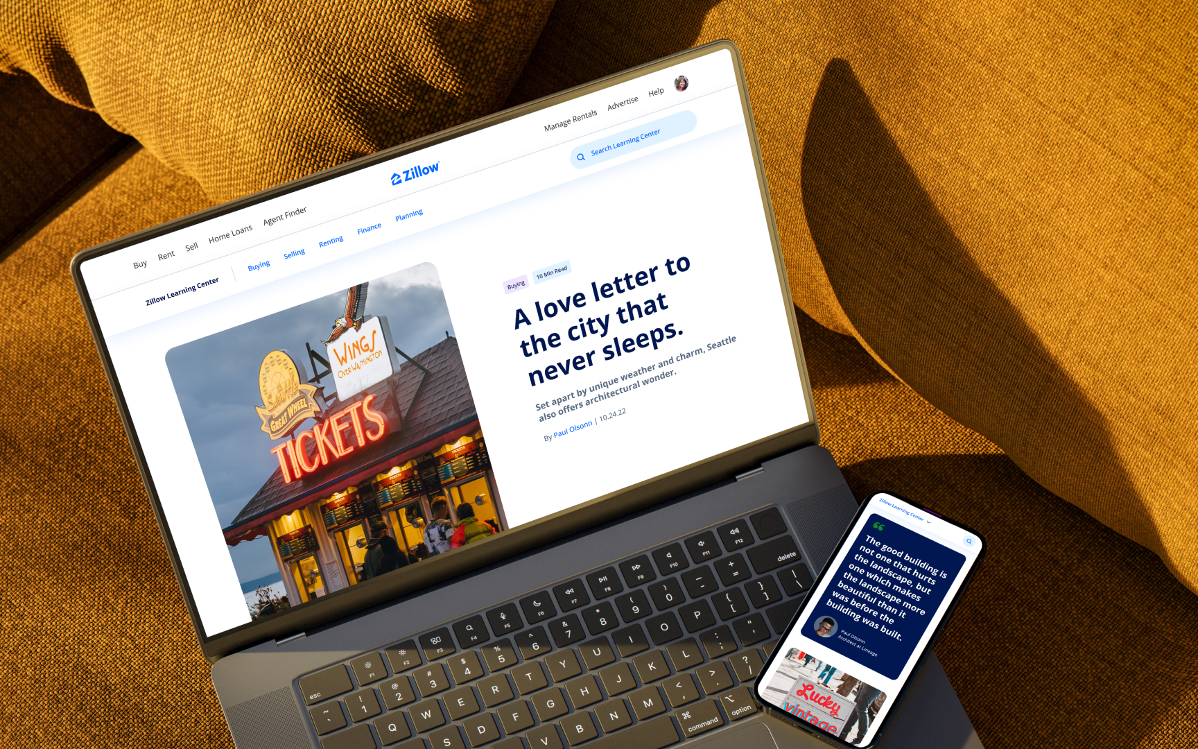Zillow Learning Center articles