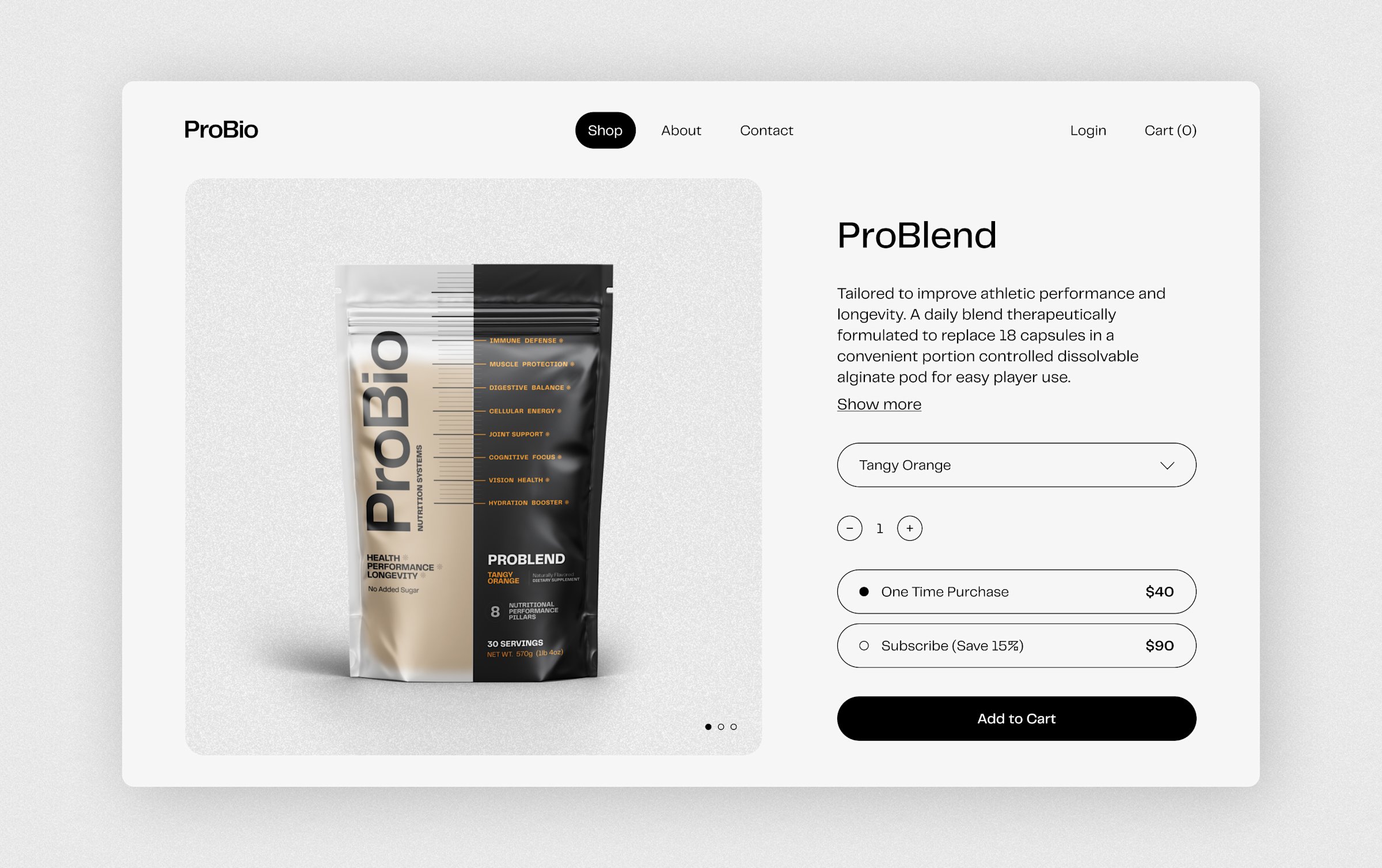 ProBio product page