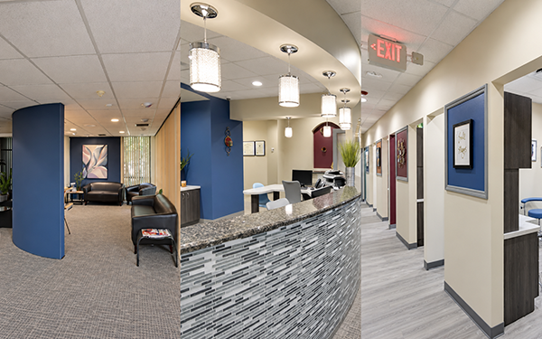 Simply Smiles reception and hallway