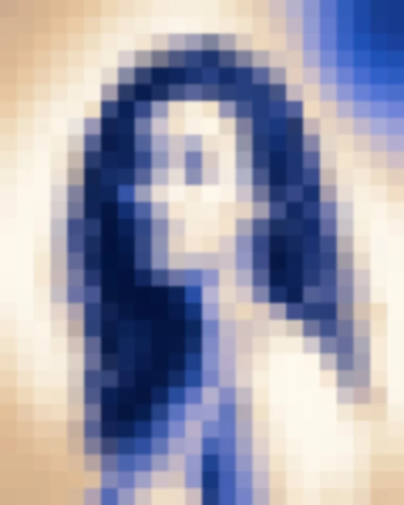 Pixel Bloom portrait of Lea Marchetti
