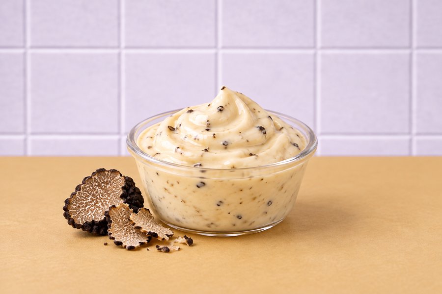 Pot de mayonnaise à la truffe