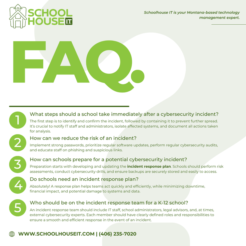 FAQ: common incident response questions for schools