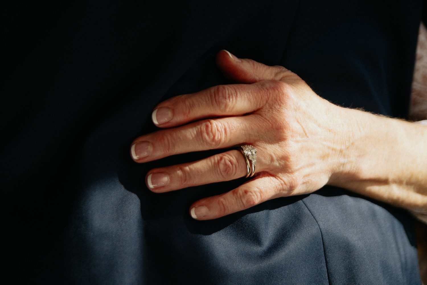 Engagement ring detail