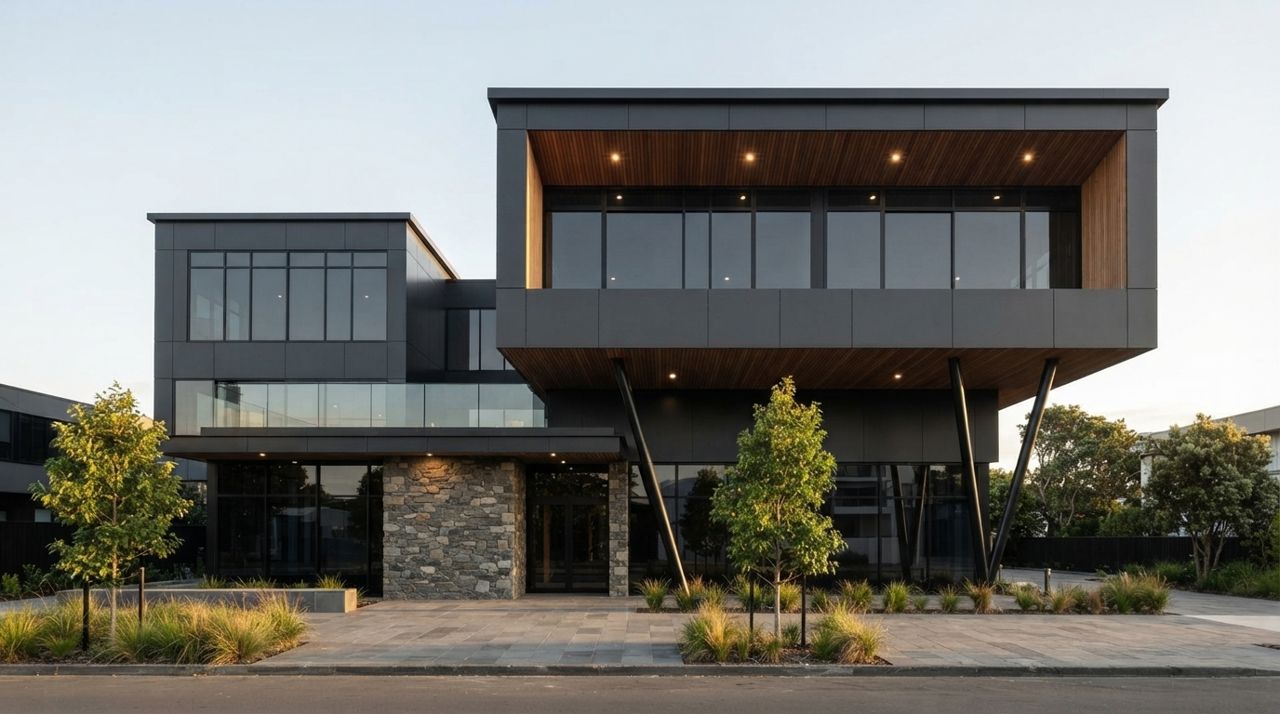 Concept render of a building from the street