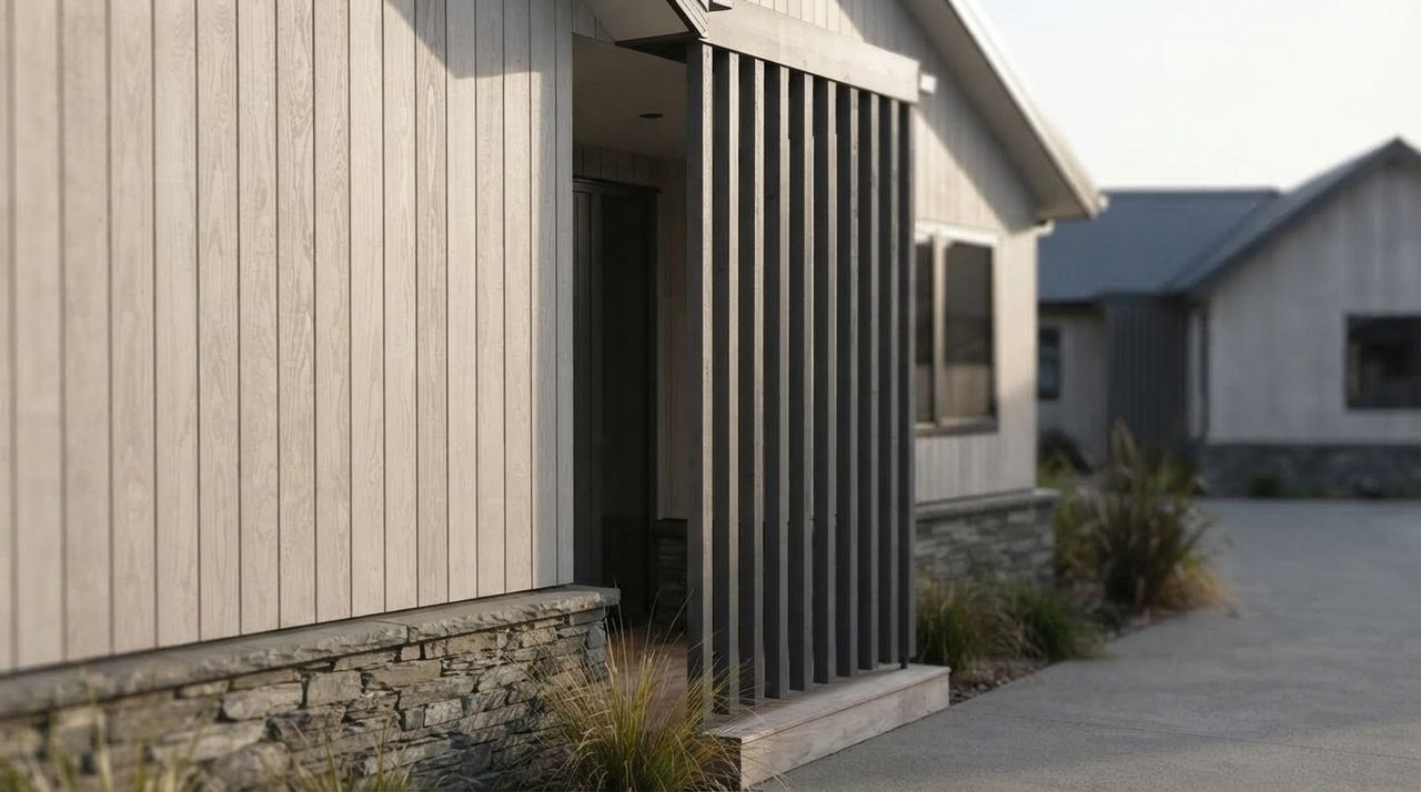 Concept render of an exterior finish detail