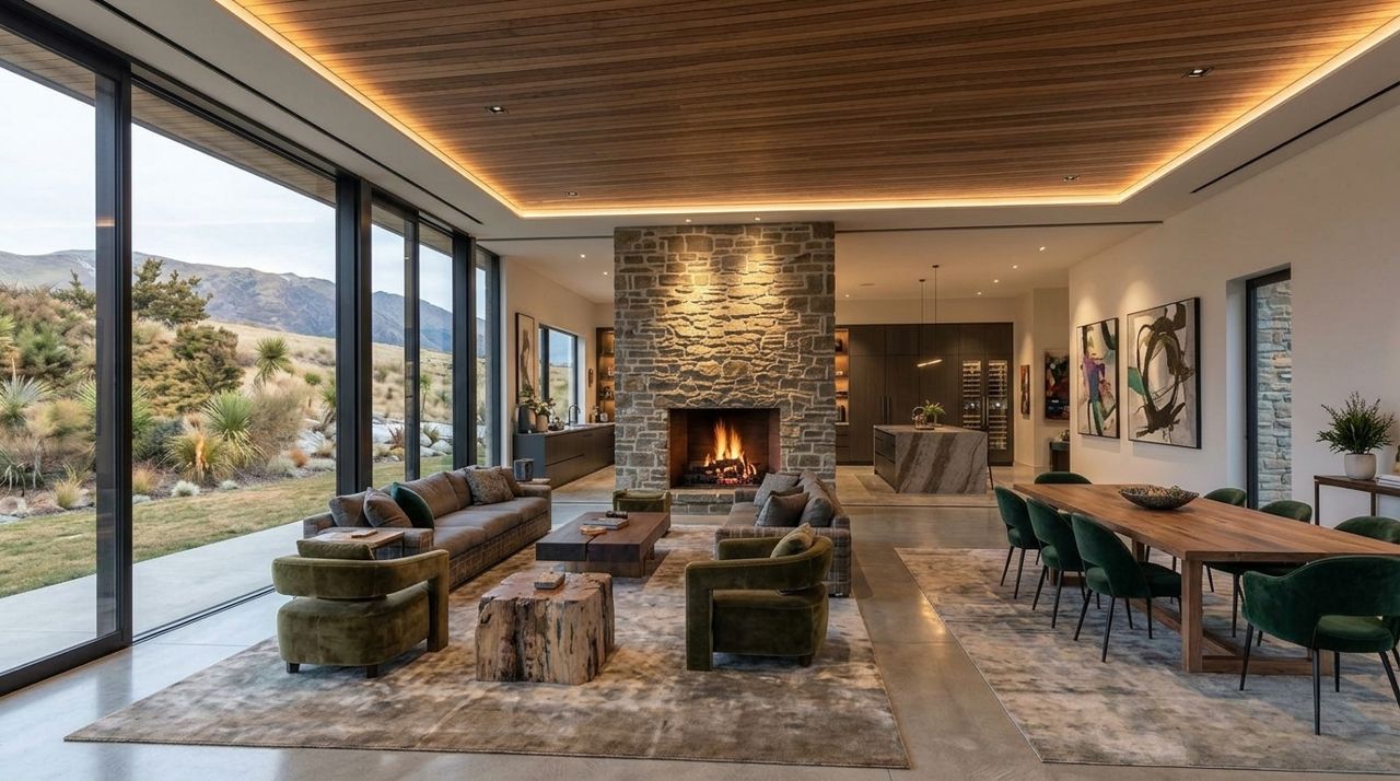 Concept render of a lifestyle home living room
