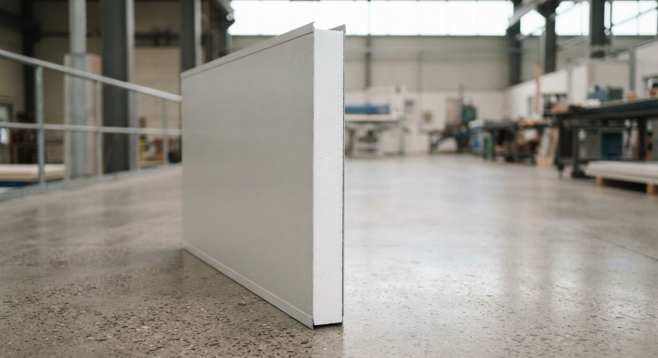 Concept render, wall panel