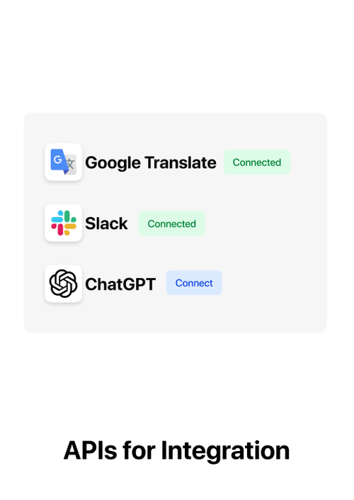 Developer API interface for sending business messages