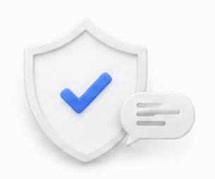 Verified and official business messaging illustration