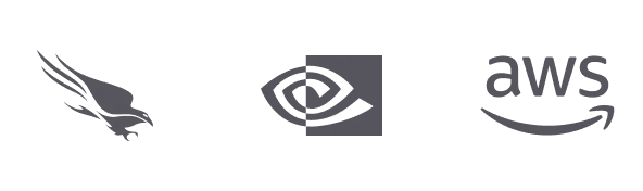 AWS, CrowdStrike and NVIDIA logos