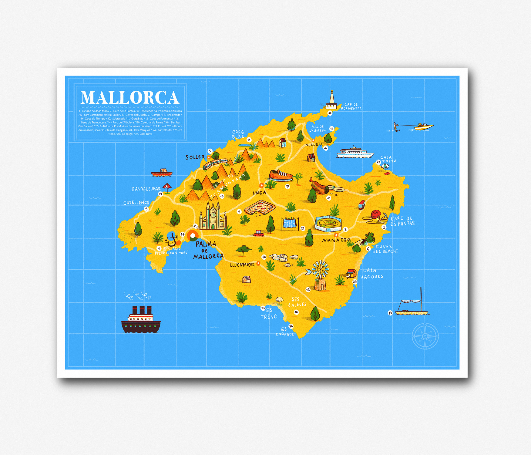 Mallorca Map — detalle 1