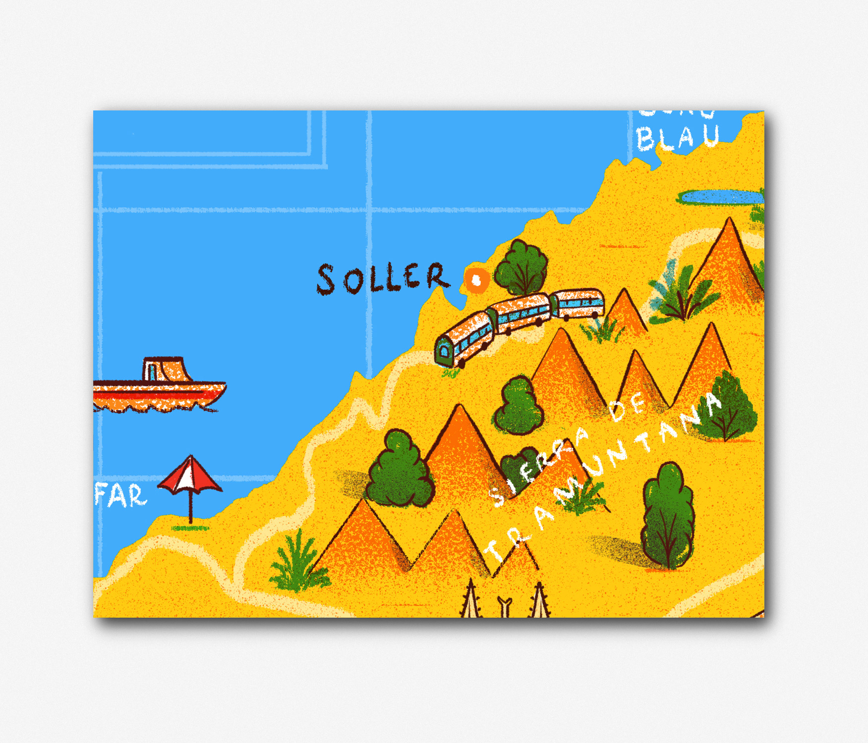 Mallorca Map — detalle 2