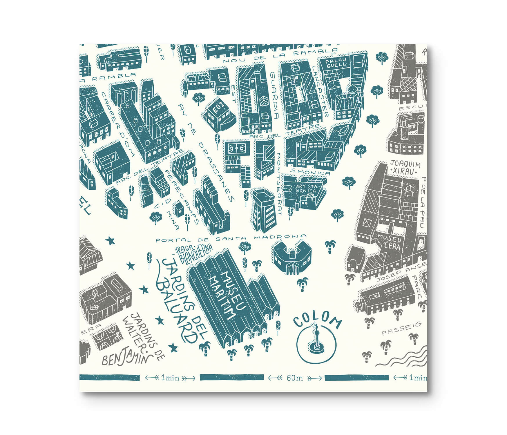 Barcelona Maps Collection — detalle 1