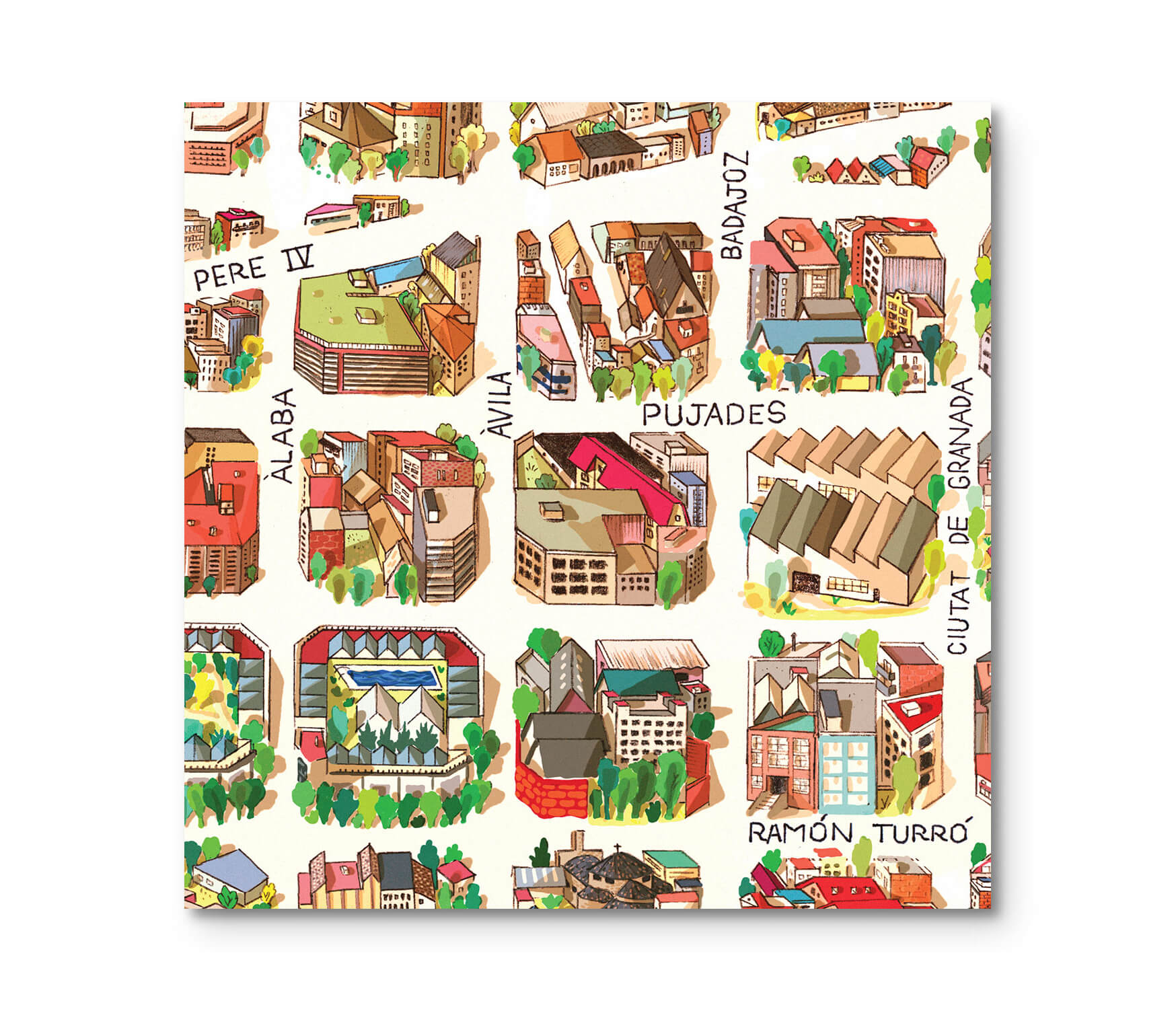 Barcelona Maps Collection — detalle 3