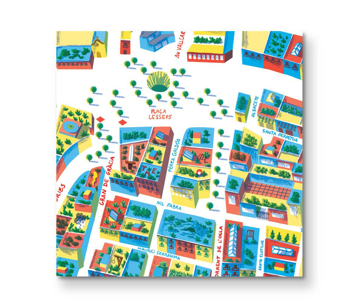 Barcelona Maps Collection — detalle 7