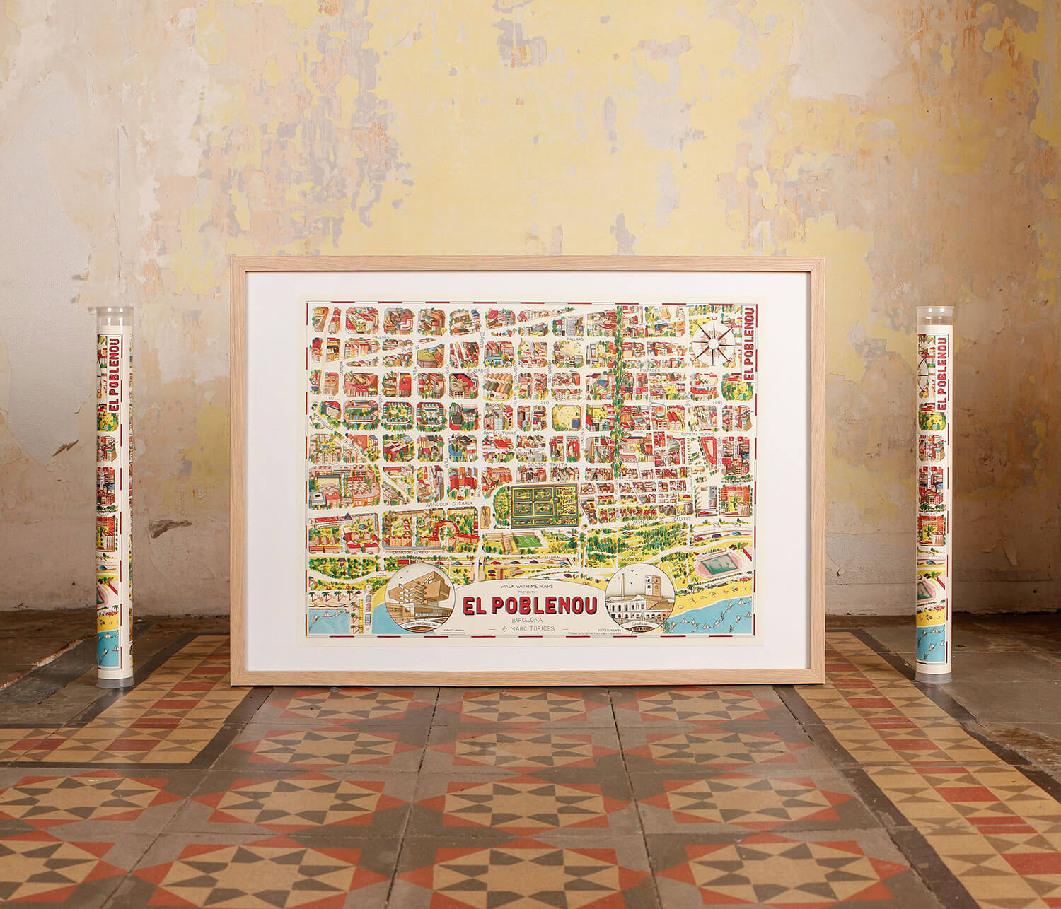 Barcelona Maps Collection — detalle 2