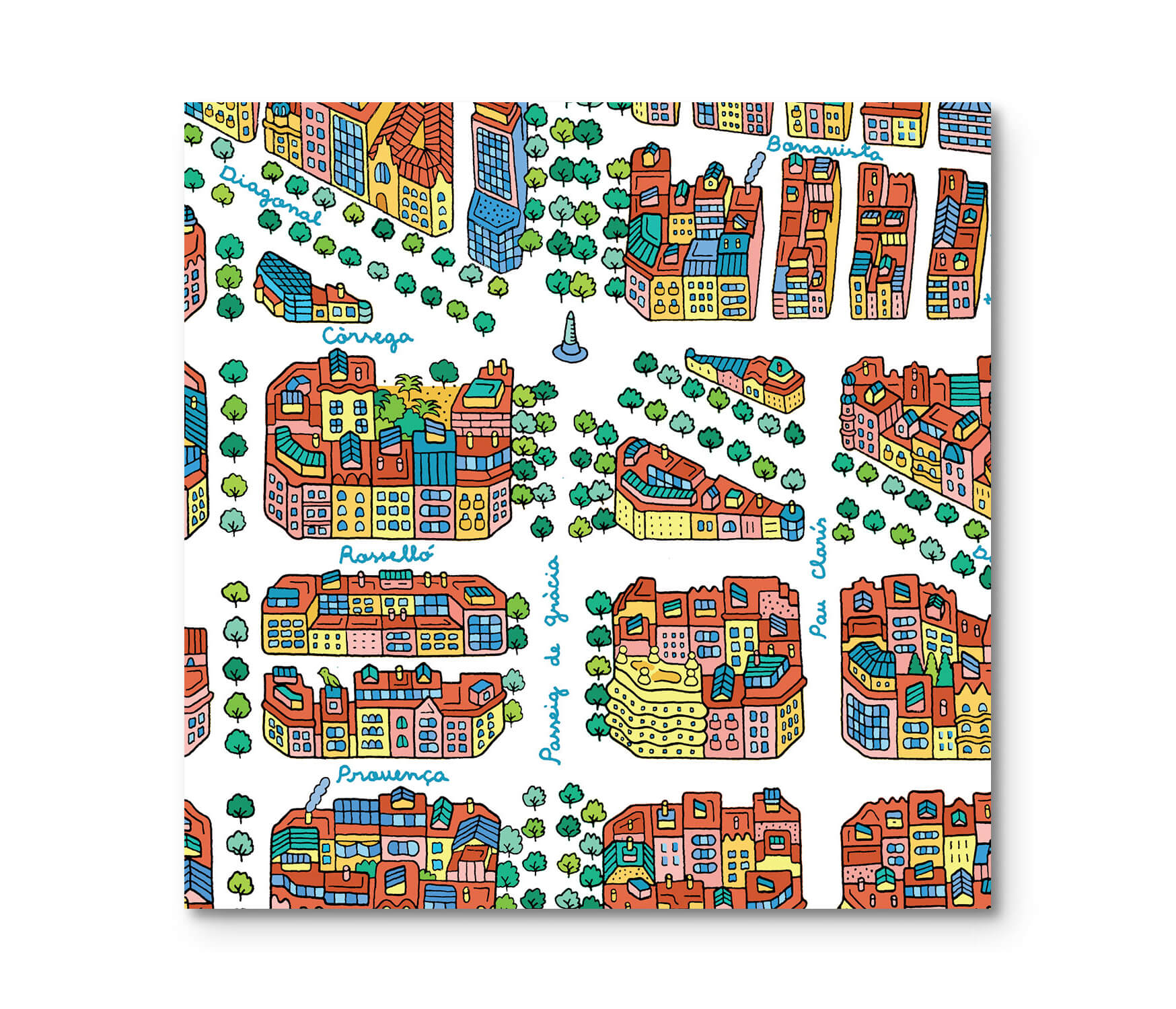 Barcelona Maps Collection — detalle 9