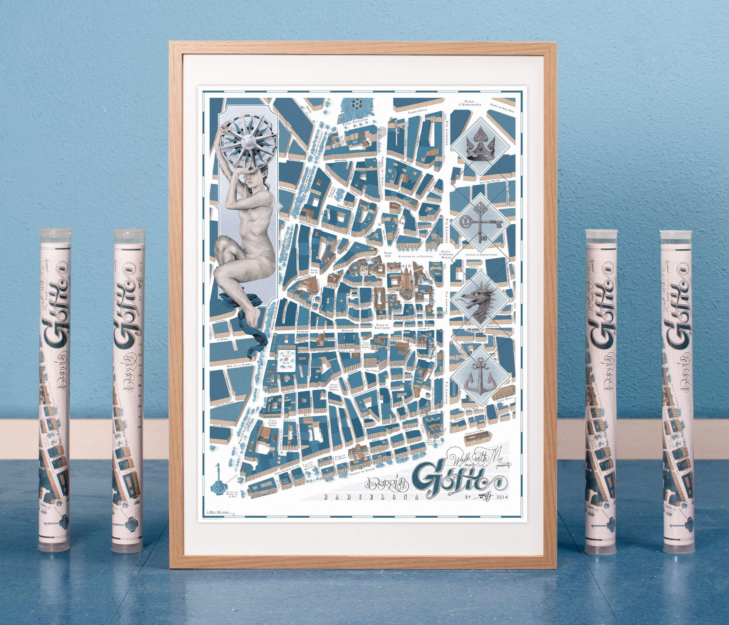 Barcelona Maps Collection — detalle 4