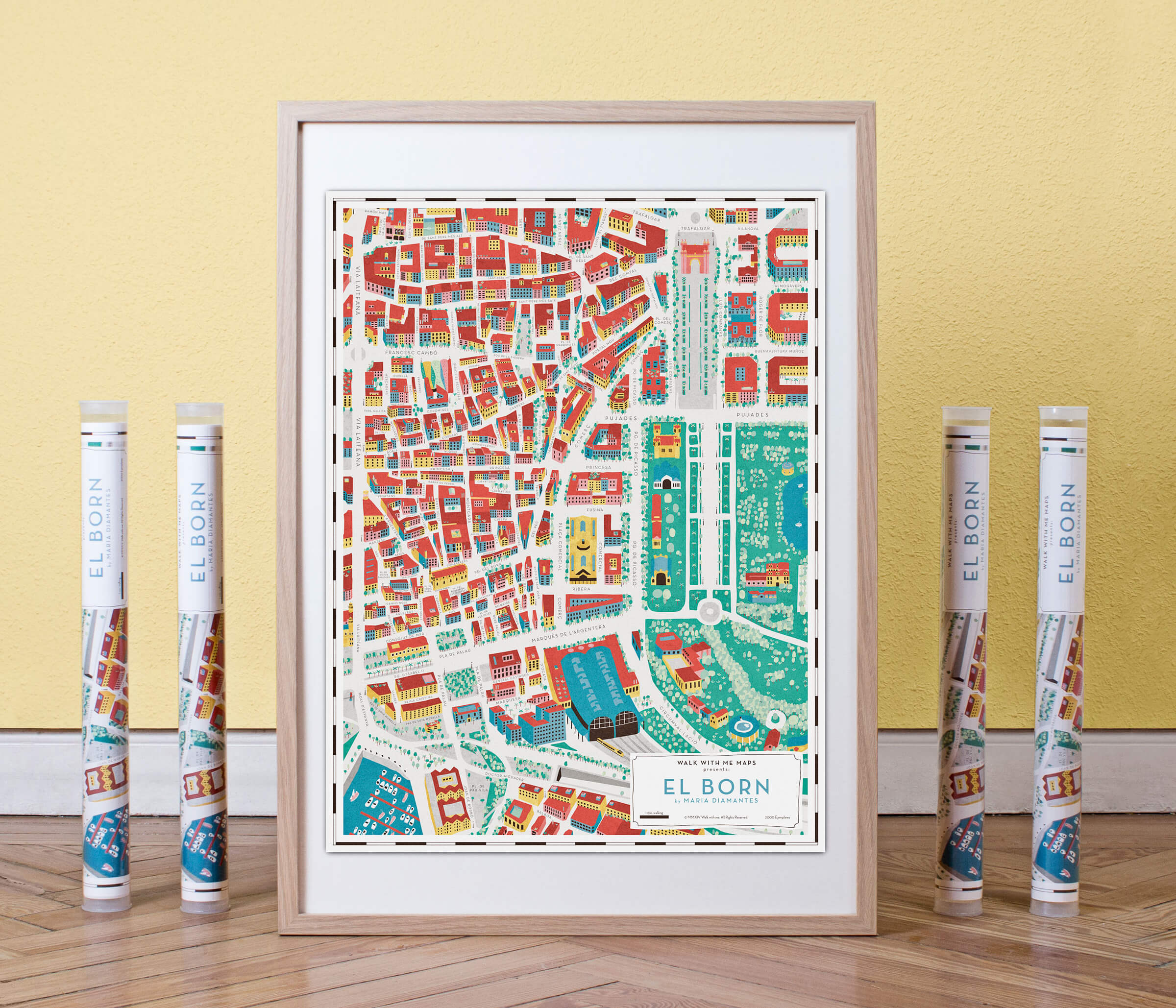Barcelona Maps Collection — detalle 10