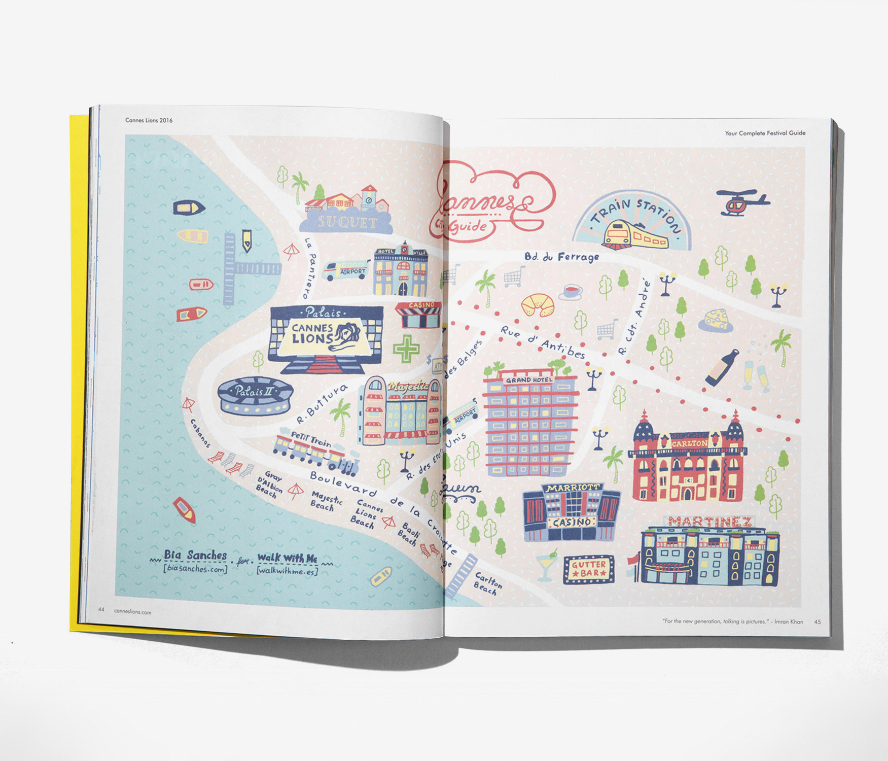 Cannes Lions Maps — trabajo de Walk with me