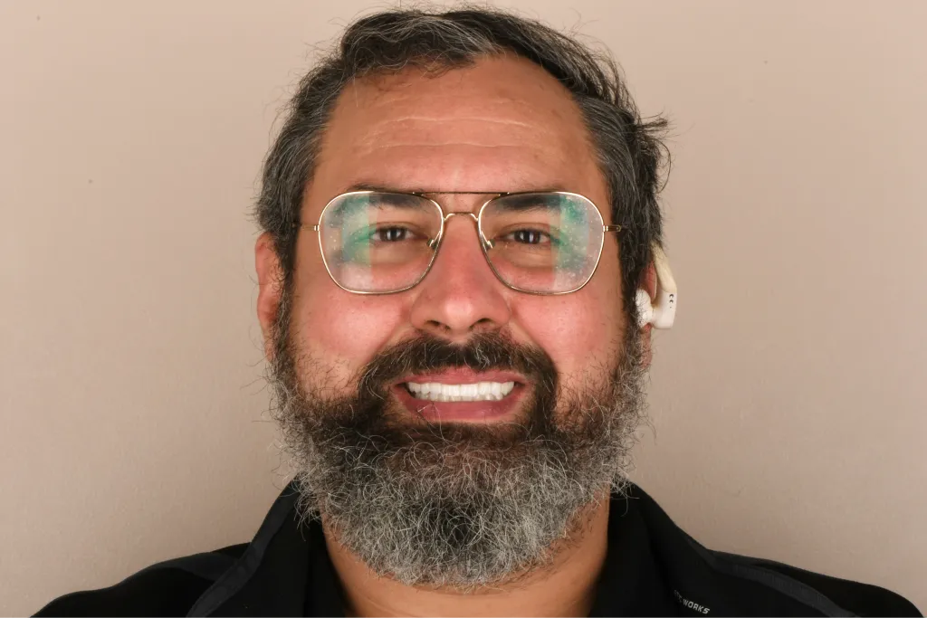 Patient face after treatment