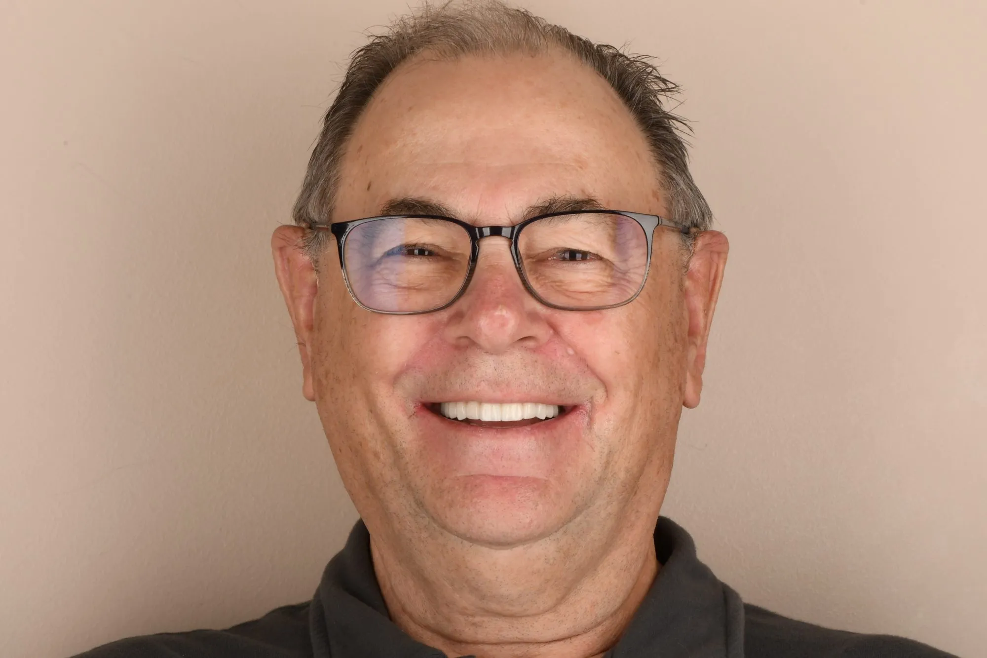 Patient face after treatment