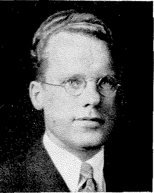 John Price as YMCA secretary at the California Institute of Technology. From Engineering and Science, March 1940.