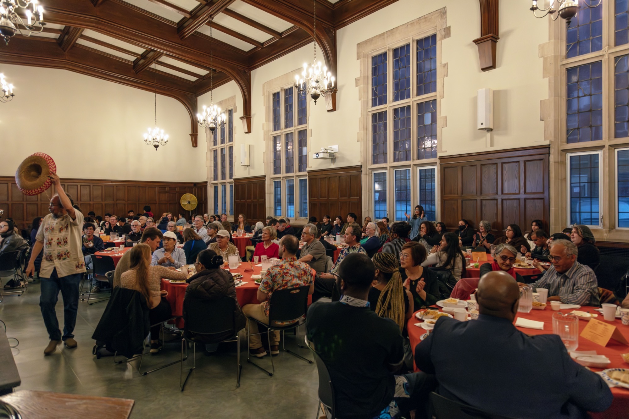 A sold-out Latzer Hall at the 40th International Dinner, April 4, 2025.