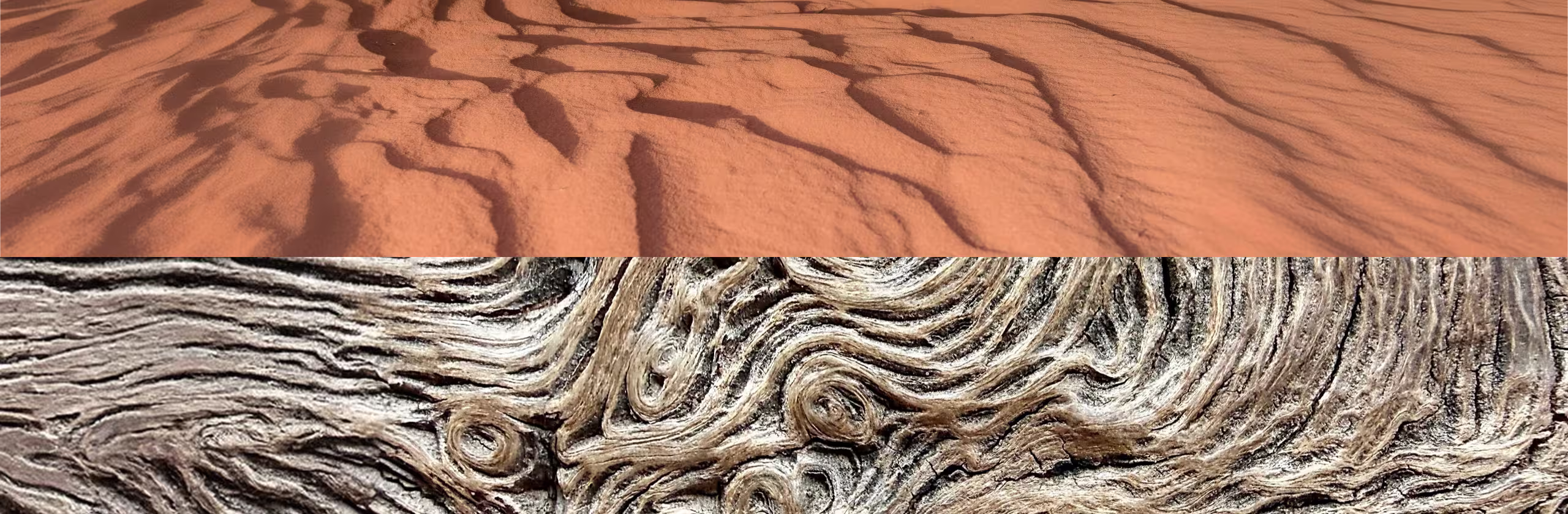 Layered natural textures of sandstone and rock